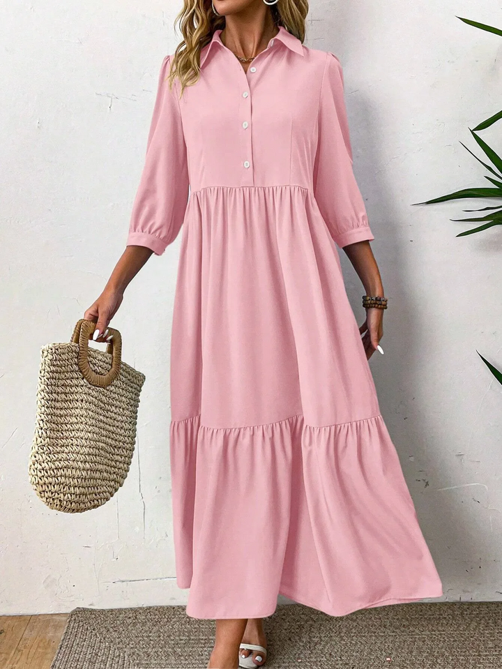 Luna | Robe chemise fluide