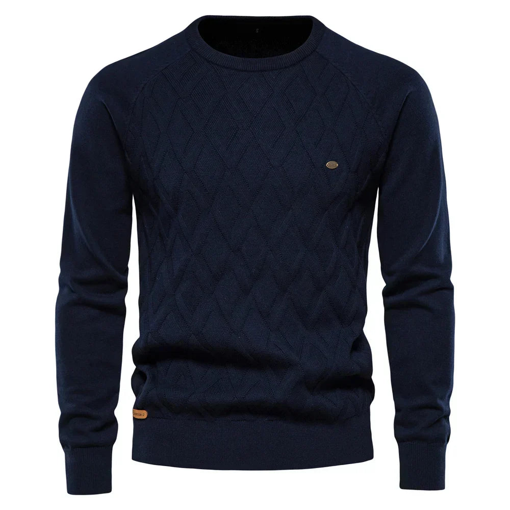 Luvare | Pull pour hommes à motif à carreaux