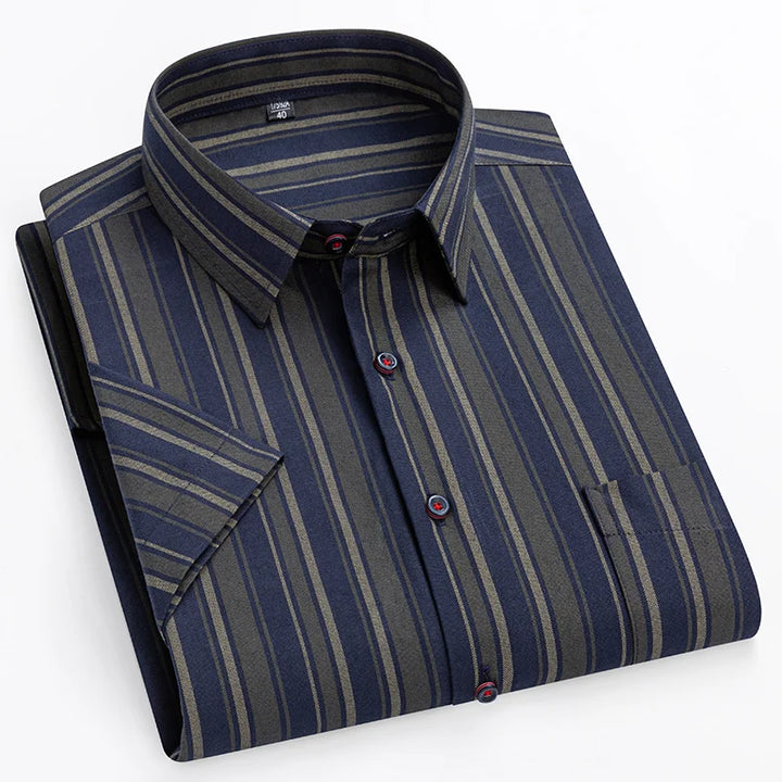 Luvare Paris - Chemise en Coton à Manches Courtes