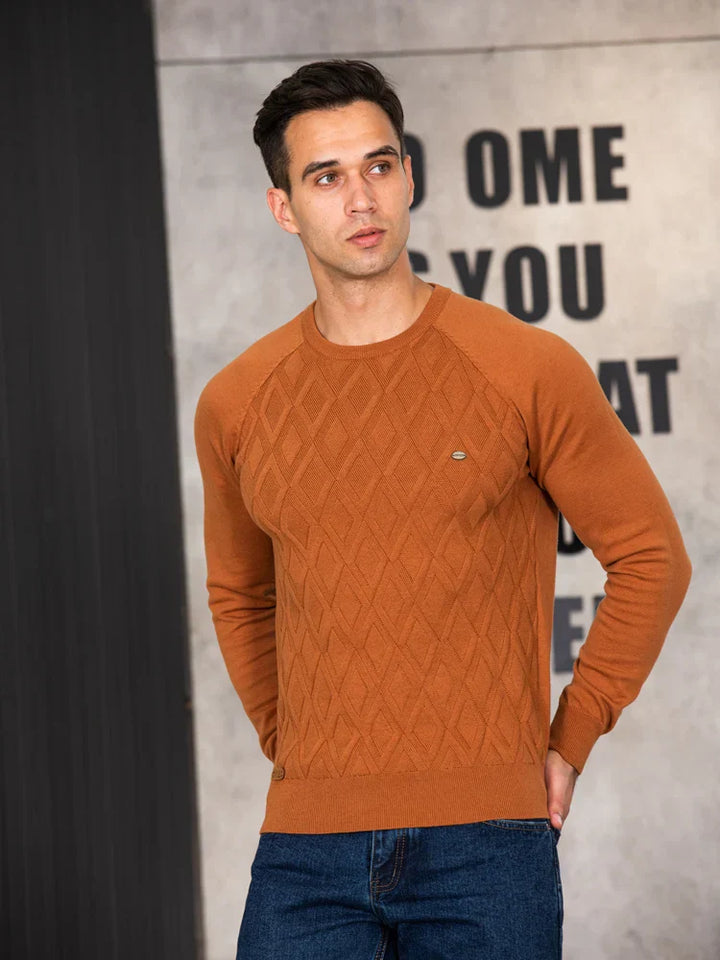 Luvare | Pull pour hommes à motif à carreaux