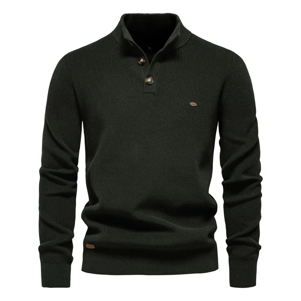 Luvare | Pull pour hommes avec design à boutons