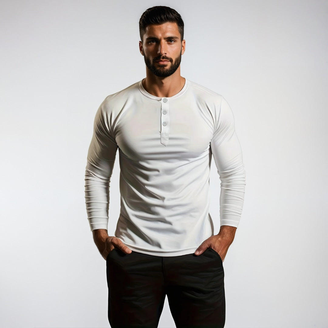 SANTIAGO | MUSCLE FIT MANCHES LONGUES
