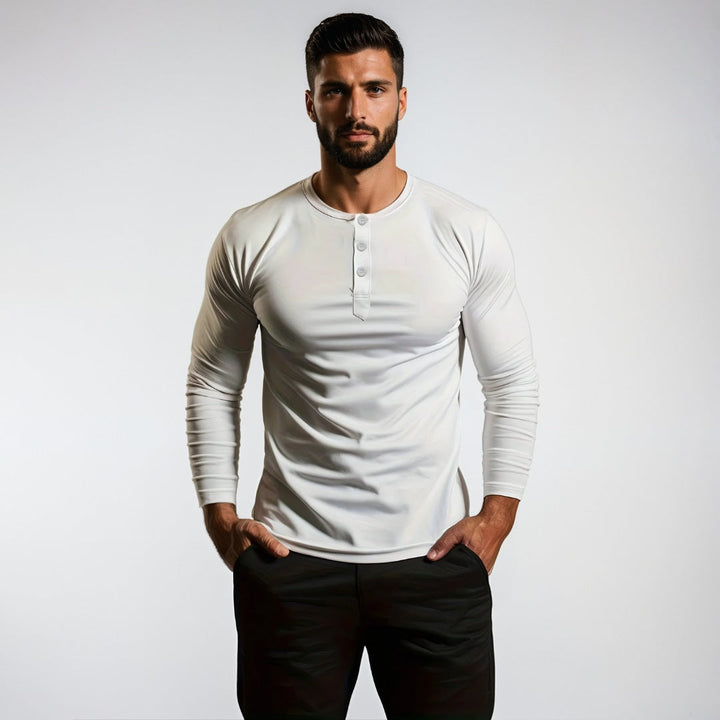 SANTIAGO | MUSCLE FIT MANCHES LONGUES