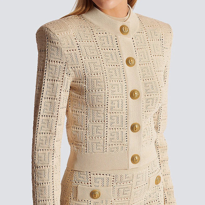 Claire | Élégant Cardigan Tricoté