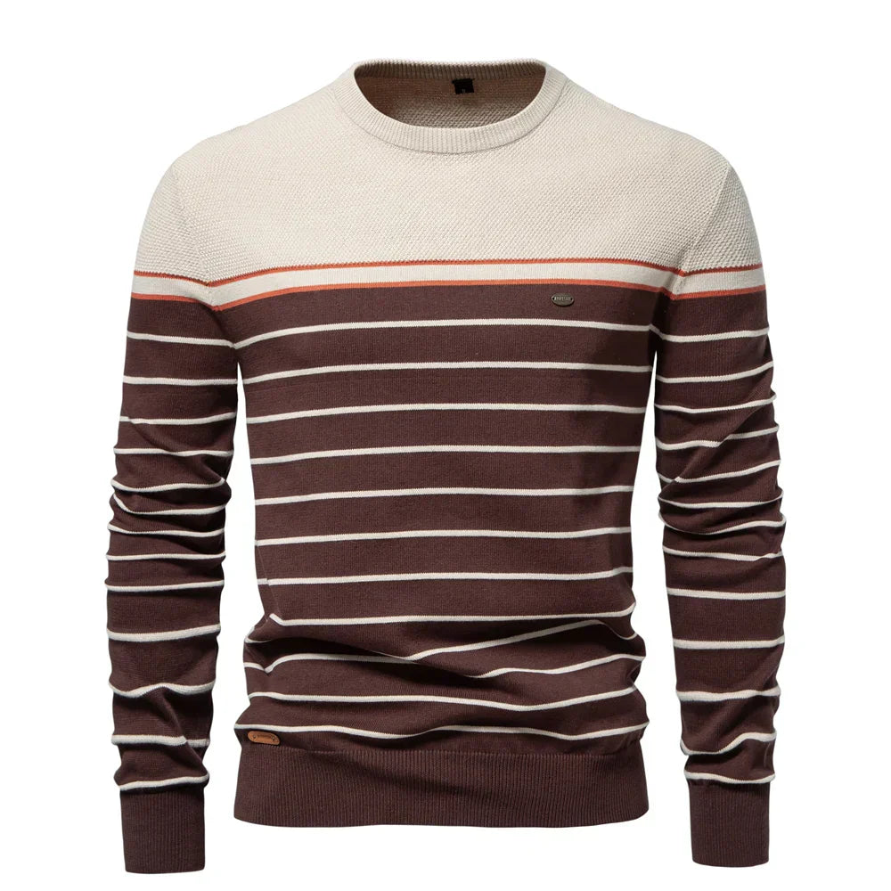 Luvare | Pull pour homme avec motif rayé