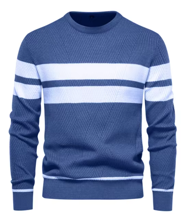 Luvare | Pull pour hommes élégant avec motif en chevrons