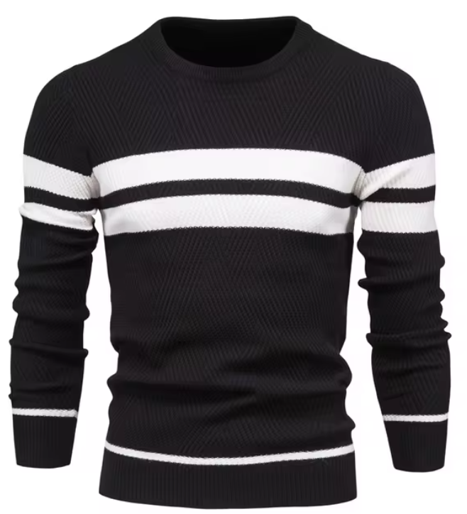 Luvare | Pull pour hommes élégant avec motif en chevrons