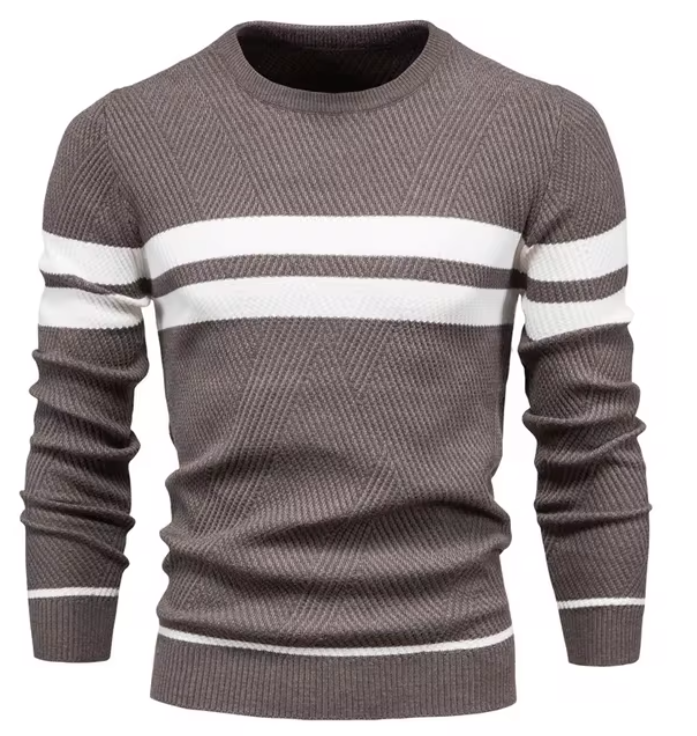 Luvare | Pull pour hommes élégant avec motif en chevrons