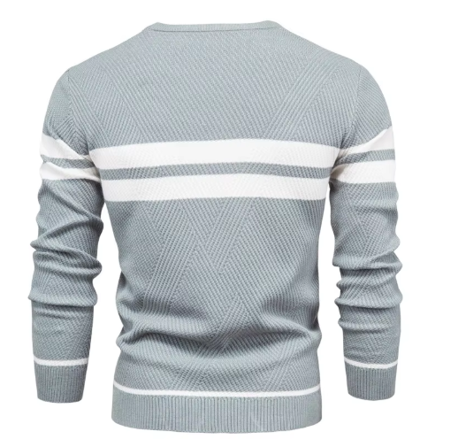 Luvare | Pull pour hommes élégant avec motif en chevrons