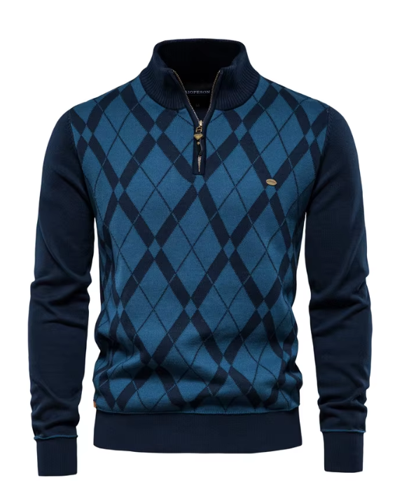 Luvare | Pull à col zippé pour hommes