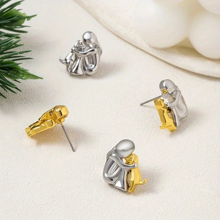 Luvare Paris™ | Boucles d'oreilles avec icône de chien