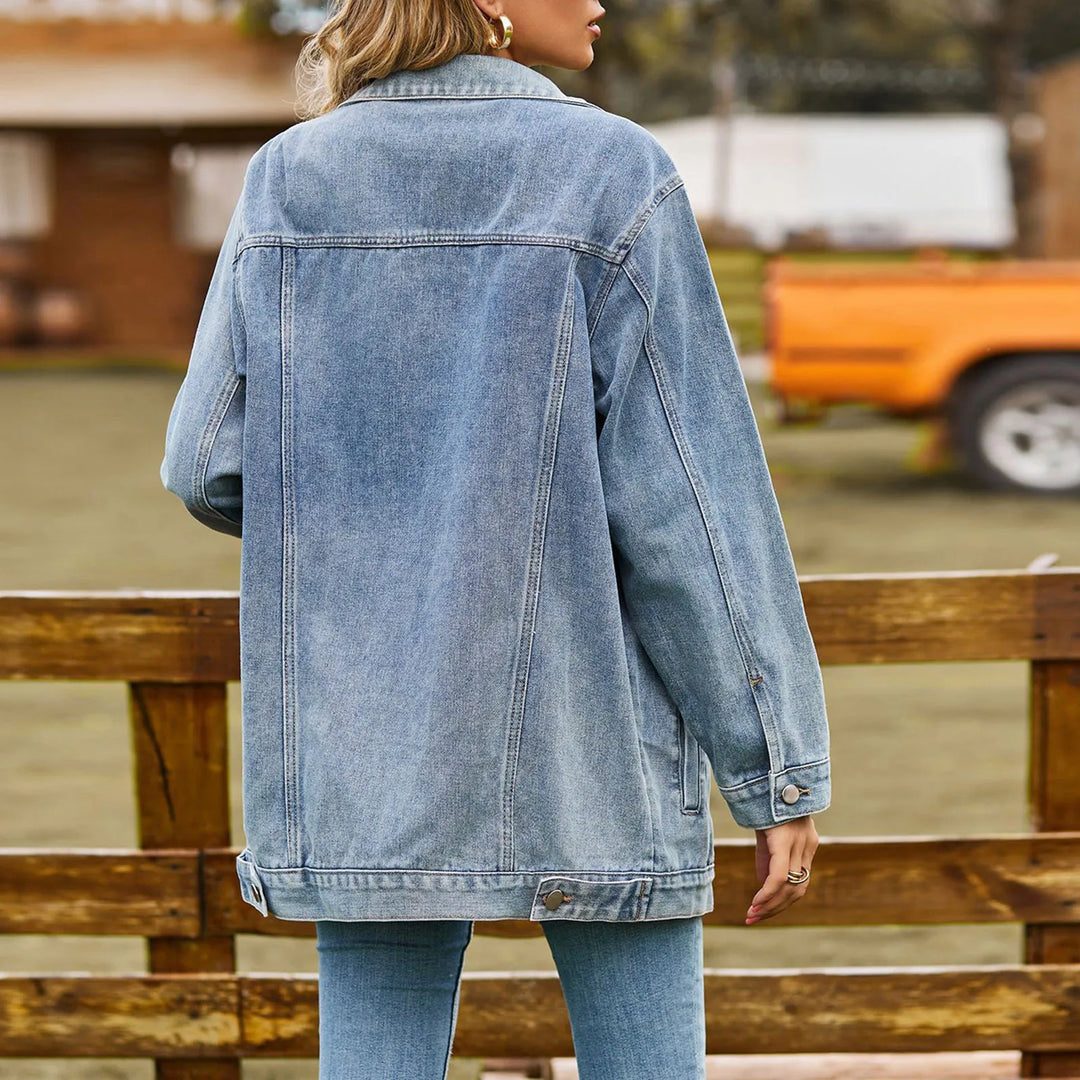 Mia™ - Veste en Jean Élégante Classique