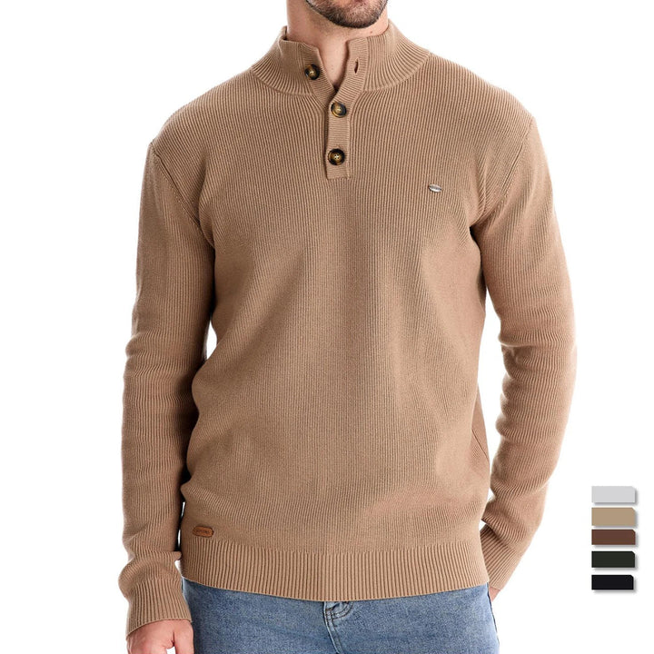 Luvare | Pull pour hommes avec design à boutons