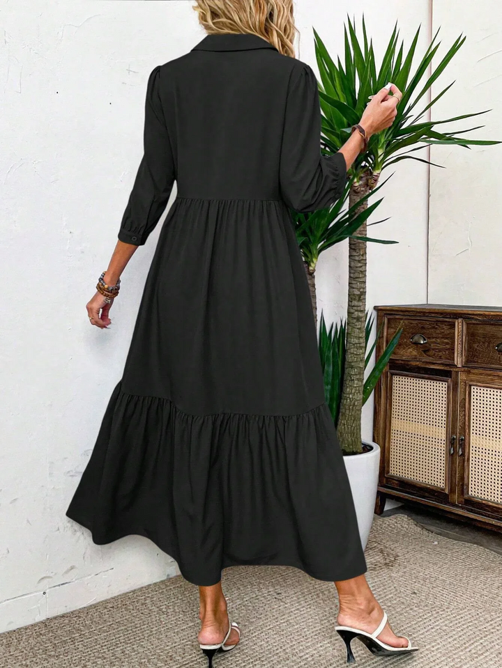 Luna | Robe chemise fluide