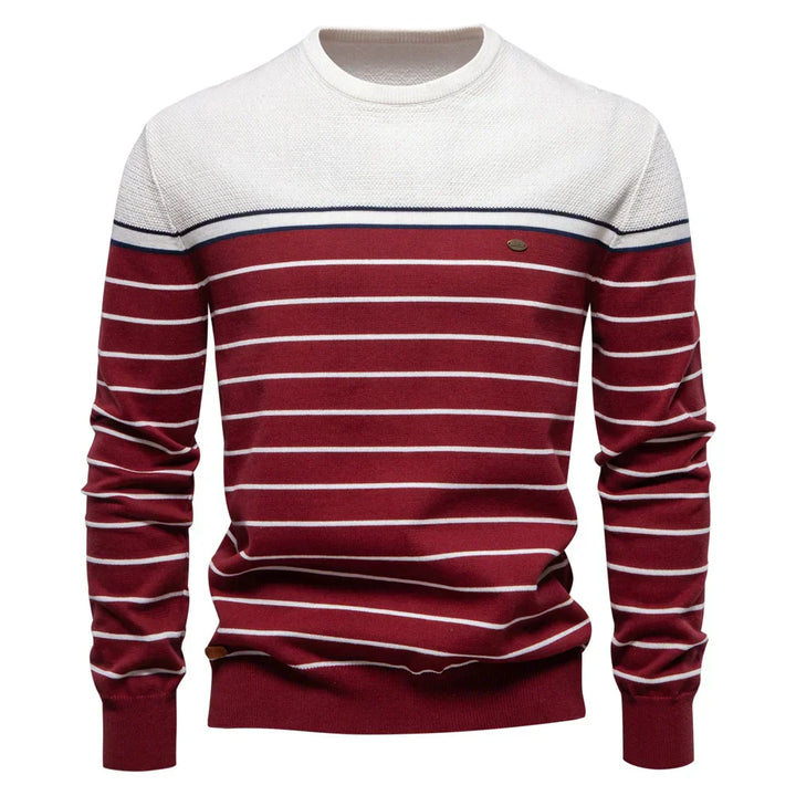 Luvare | Pull pour homme avec motif rayé