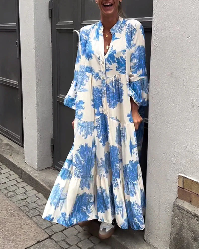 Luna | Robe élégante à coupe fluide