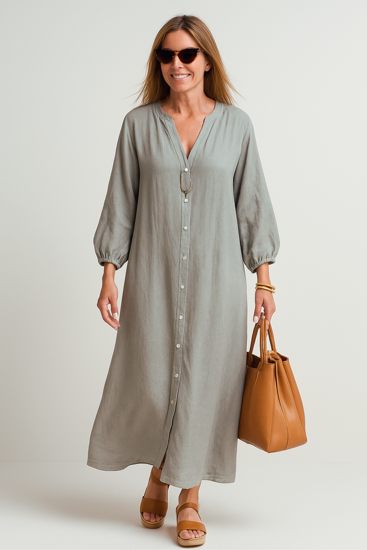 Luna | Jolie robe légère en lin