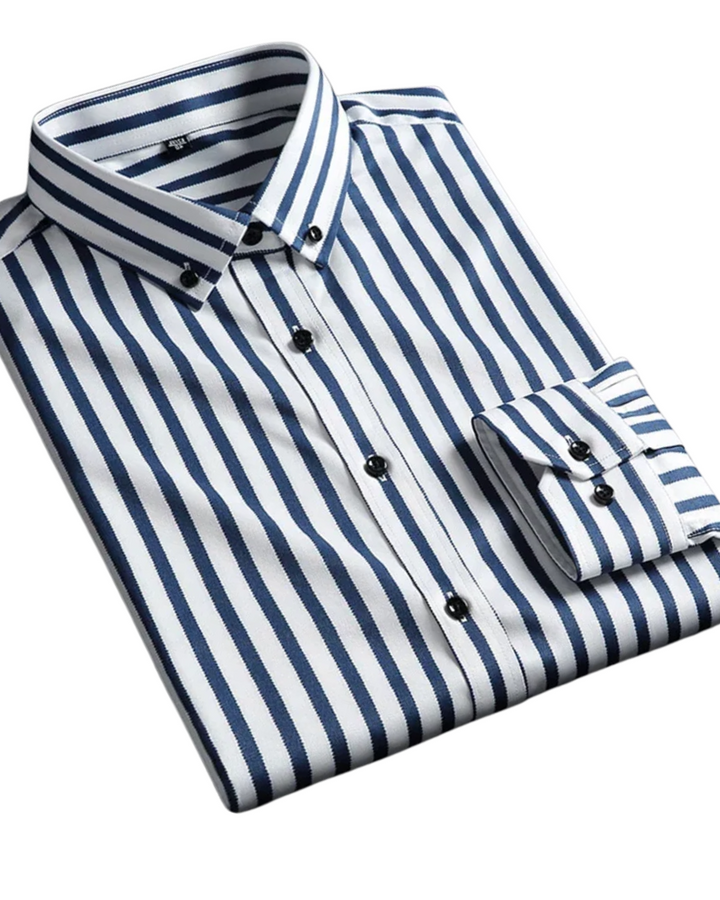 Luvare Paris - Chemise à Rayures Décontractée pour Hommes
