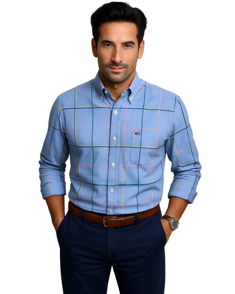 Luvare Paris - Chemise en Coton Élegante pour Homme