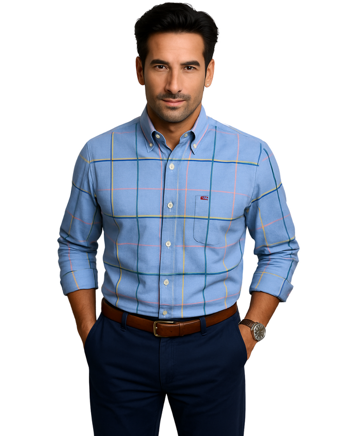 Luvare Paris - Chemise en Coton Élegante pour Homme