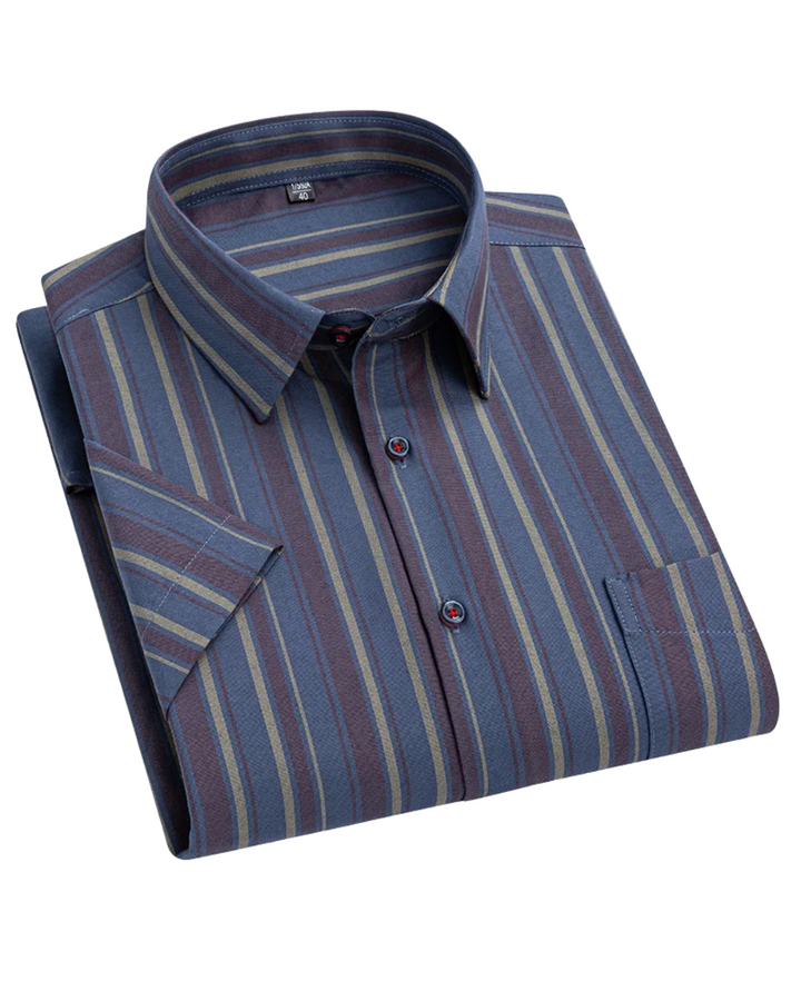 Luvare Paris - Chemise en Coton à Manches Courtes