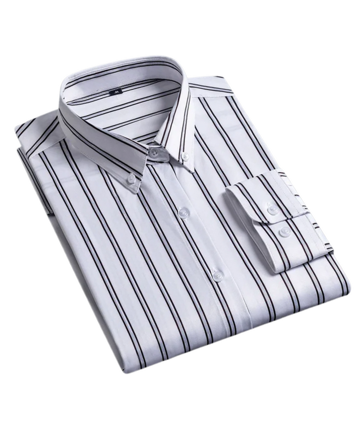 Luvare Paris - Chemise pour Homme à Rayures Élégantes