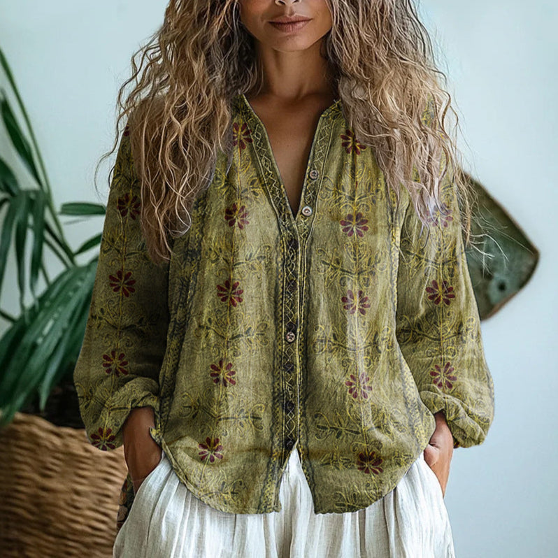 AMALINE - BLOUSE IMPRIMÉE