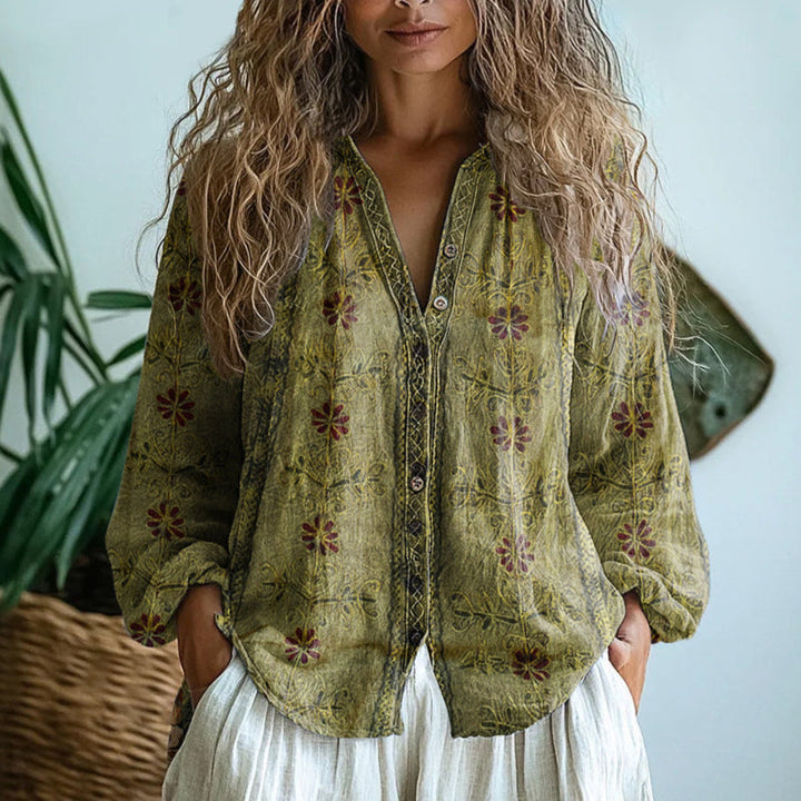 AMALINE - BLOUSE IMPRIMÉE