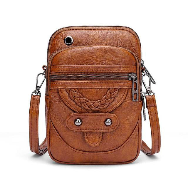 Luna | Sac bandoulière en cuir style vintage