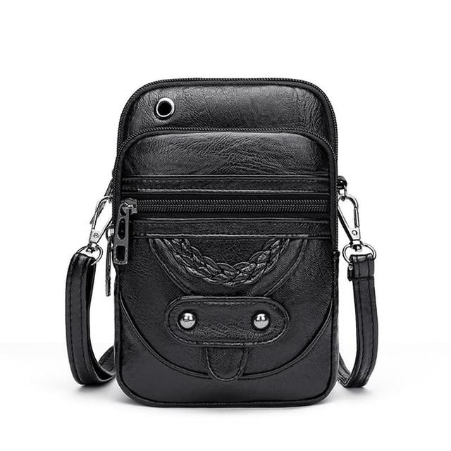 Luna | Sac bandoulière en cuir style vintage
