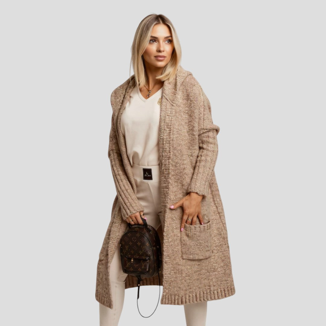 Avencea | Veste longue en tricot