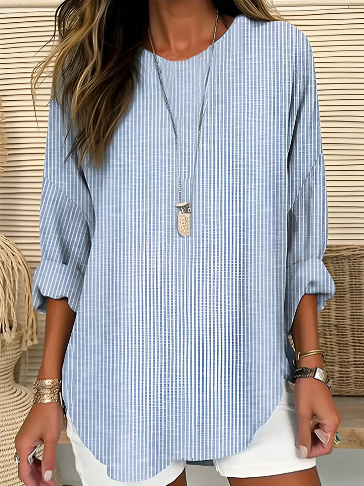 Essenz Luna Blouse Rayée Aérée