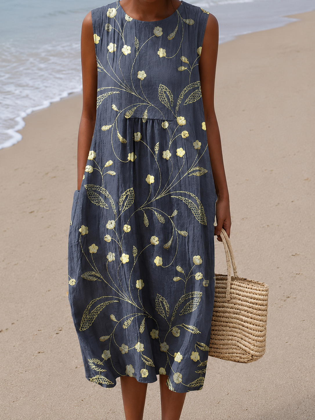 Robe Midi Fleurie Mara™