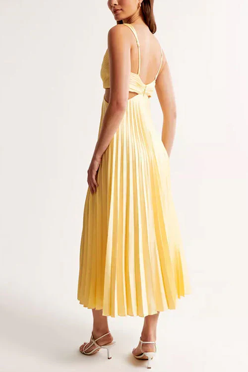 Luna | Robe plissée élégante