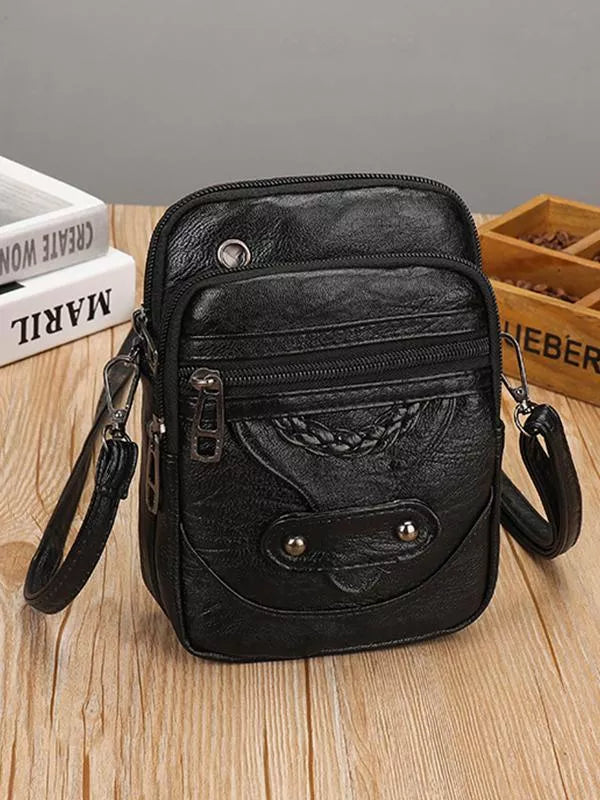 Luna | Sac bandoulière en cuir style vintage