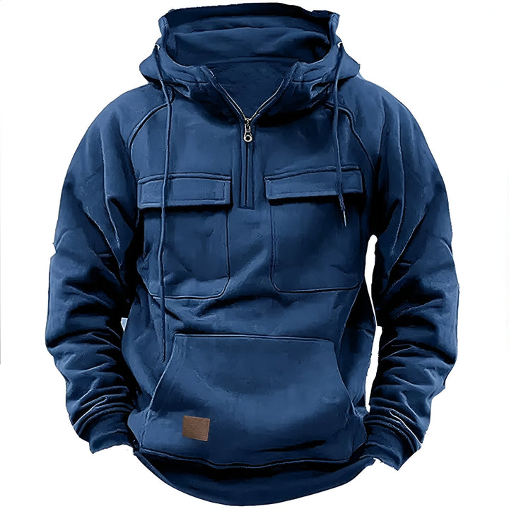 Hoodie Demi Zip Premium