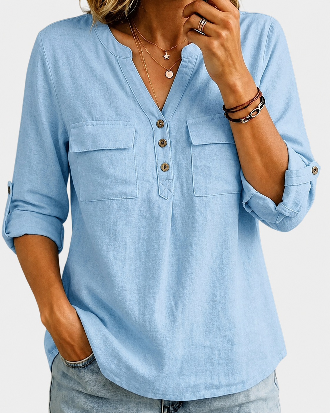 Bleu clair / 3XL