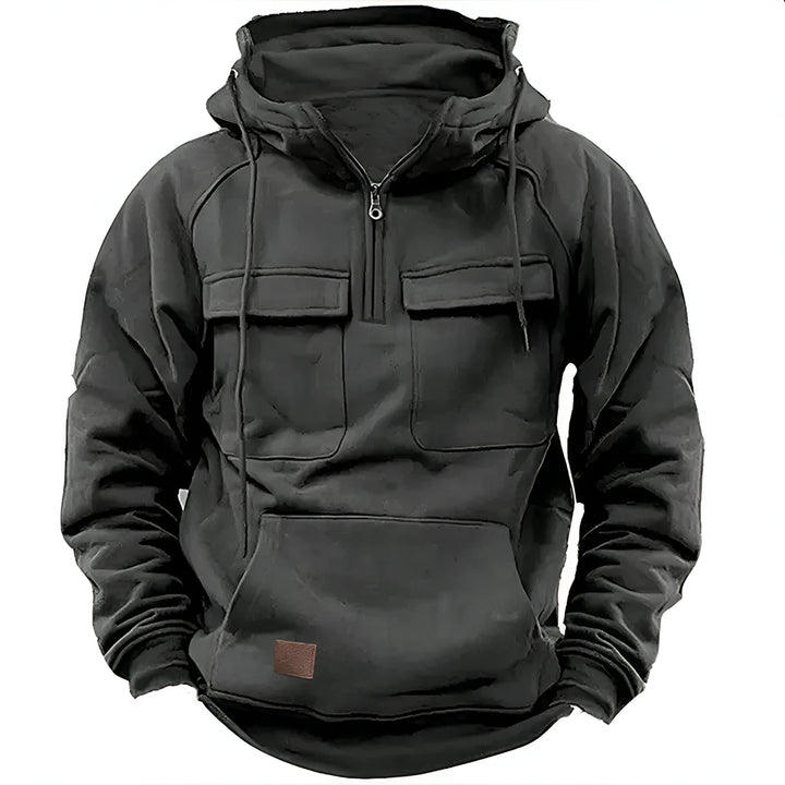 Hoodie Demi Zip Premium