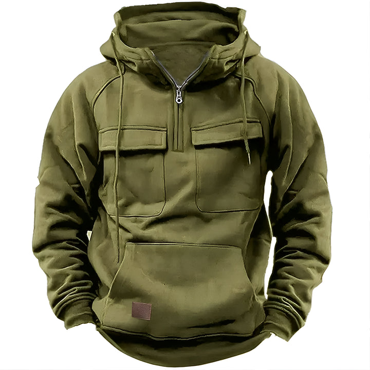 Hoodie Demi Zip Premium