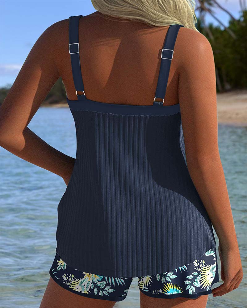 Clara™ | Ensemble Tankini à Imprimé Floral
