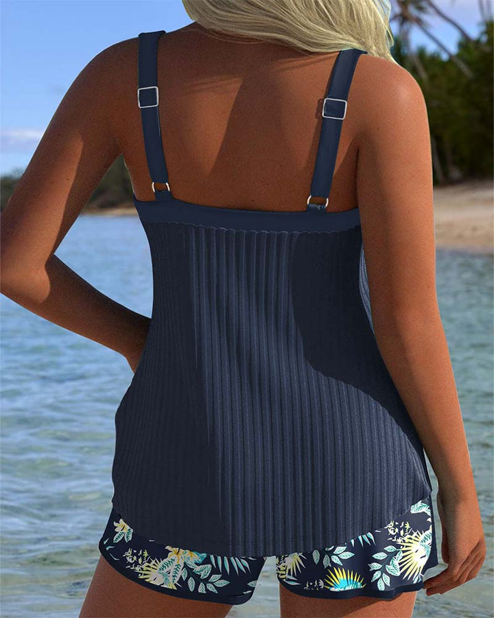 Clara™ | Ensemble Tankini à Imprimé Floral