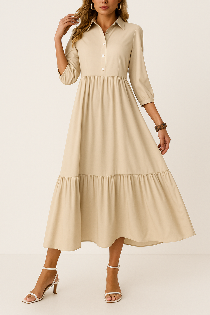 Luna | Robe chemise fluide