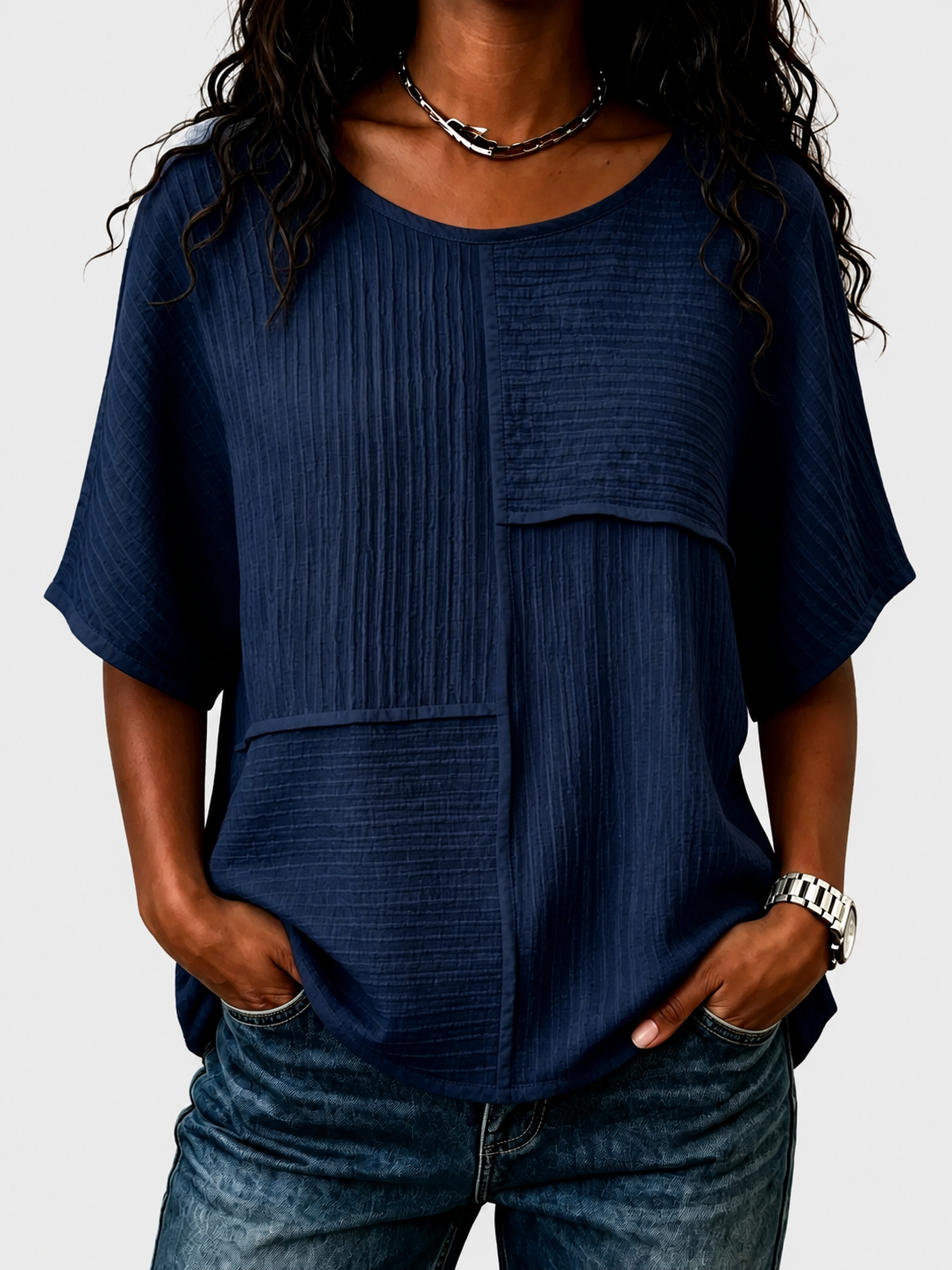 Bleu marine / 5XL