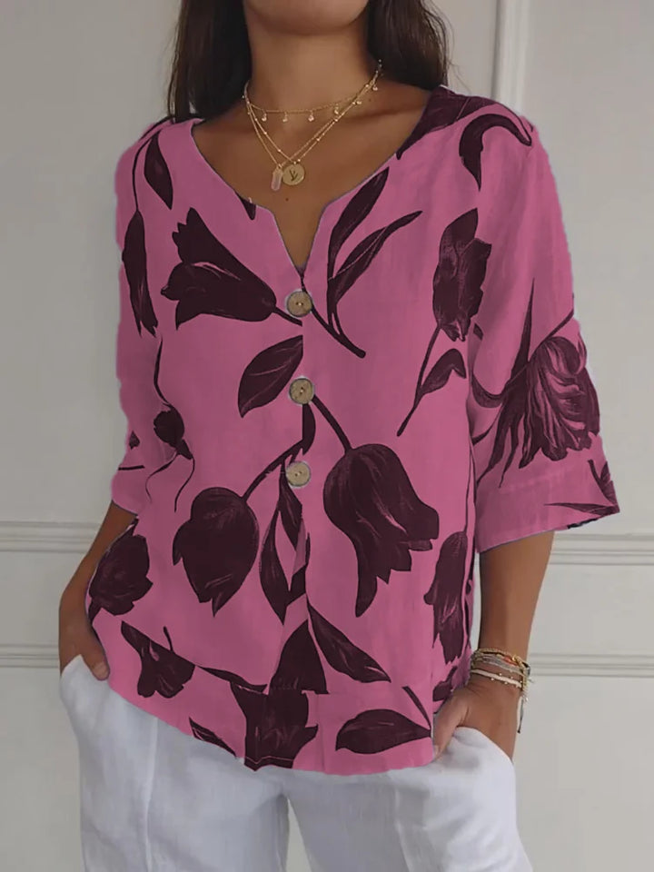 Luna | Blouse à fleurs