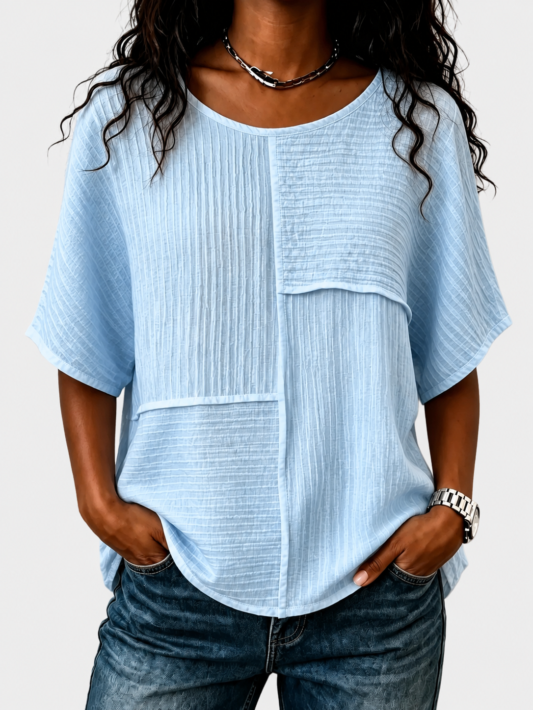 Bleu clair / 5XL