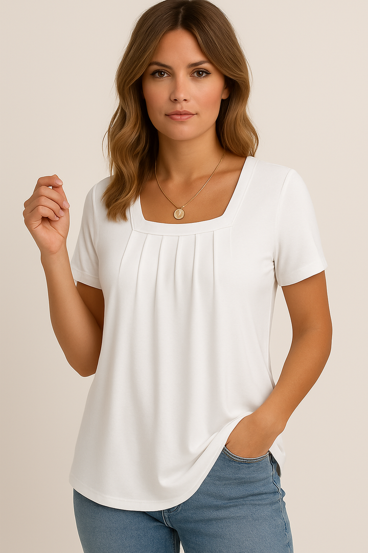 Luna | Blouse plissée