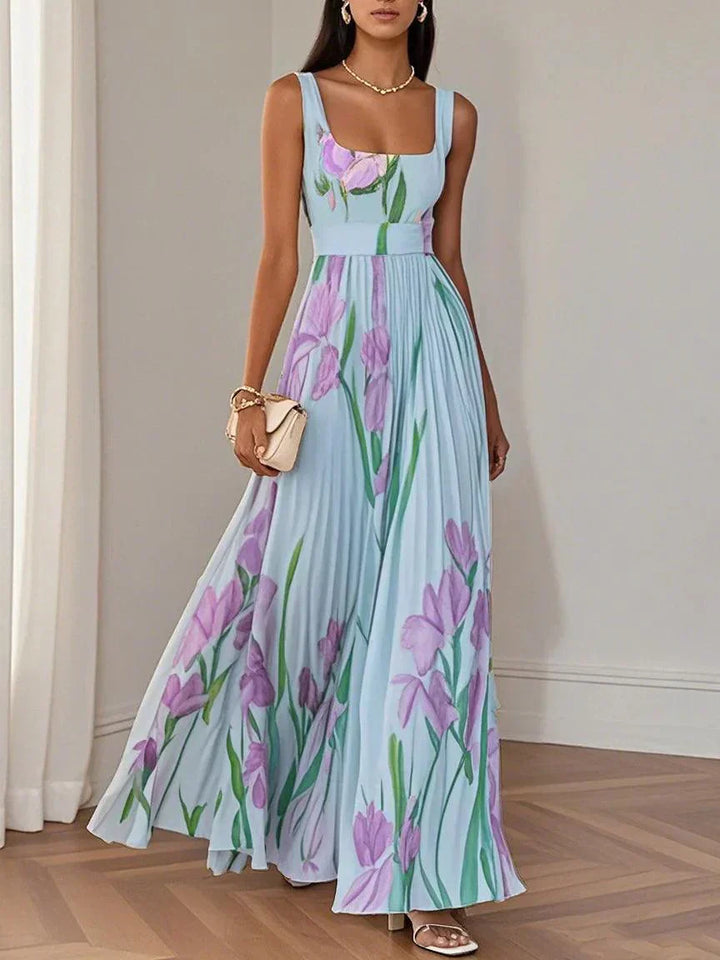 Felisa | Élégant robe longue à fleurs