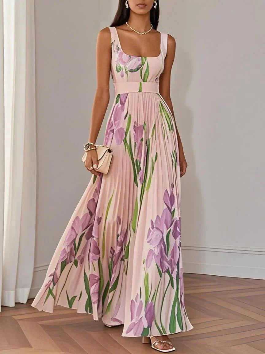 Felisa | Élégant robe longue à fleurs