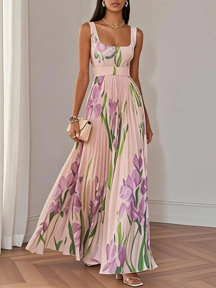 Felisa | Élégant robe longue à fleurs