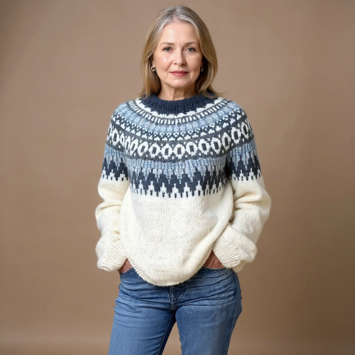Maecey | Pull Islandais Vintage